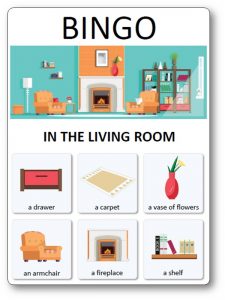 House Bingo : in the living room