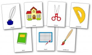 FREE Household Object Vocabulary Cards (teacher made)