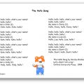 The Hello Song by Carolyn Graham