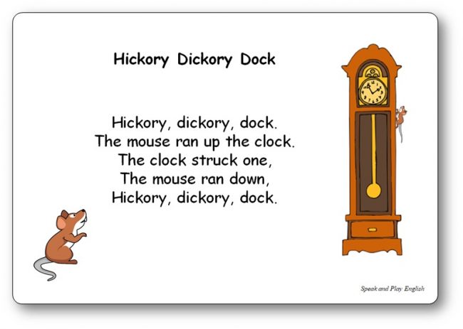 Hickory-Dickory-Dock-the-Mouse-Ran-Up-the-Clock-Lyrics Hickory Dickory Dock Song