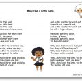 Mary Had a Little Lamb Complete Lyrics