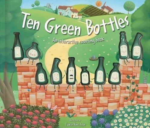 Ten Green Bottles – Nursery Rhyme Song with Lyrics in French and in English