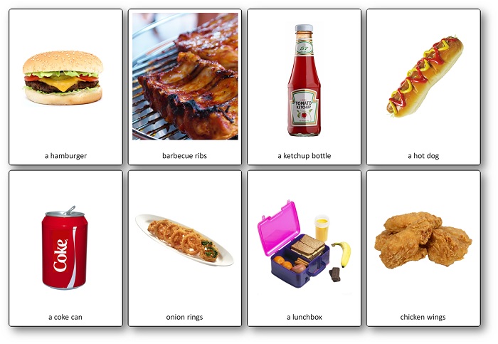 Food and Beverage of the United States Pictures Cards