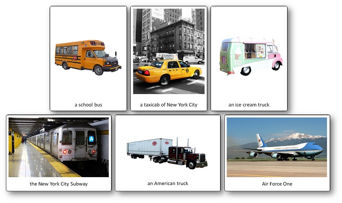 Transportation of the United States Picture Cards