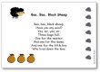 Baa Baa Black Sheep lyrics in English and in French