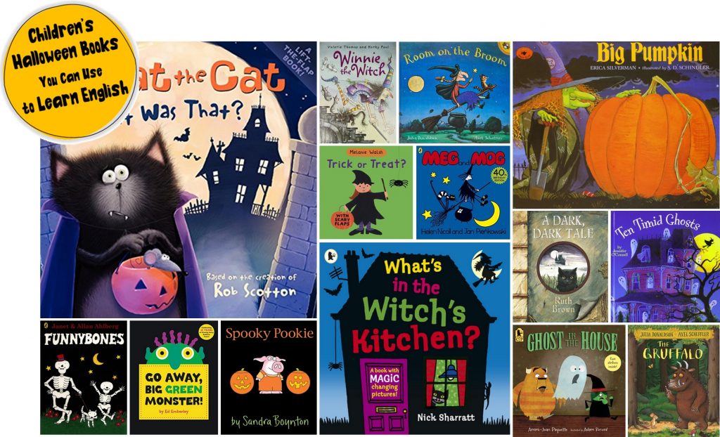 Children's Halloween Books You Can Use to Learn English