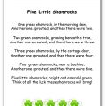 Five Little Shamrocks Song