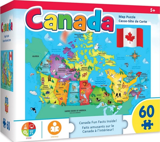 Canada Map Puzzle for Children