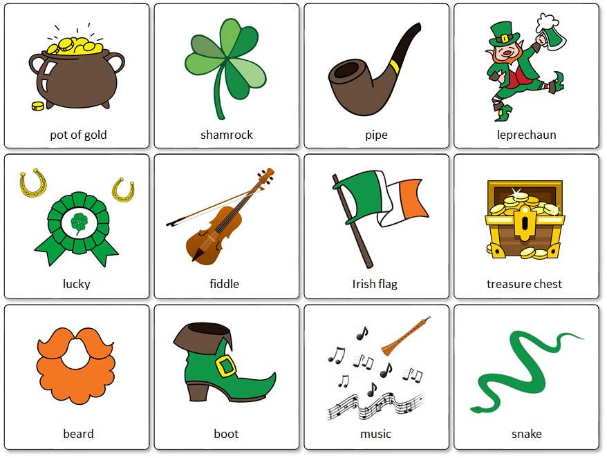 Free St Patrick's Day Matching Game Printable