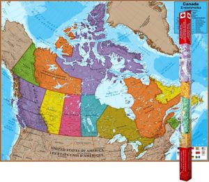 Printable Canada Illustrated Map for Children - Canada Map for Children ...