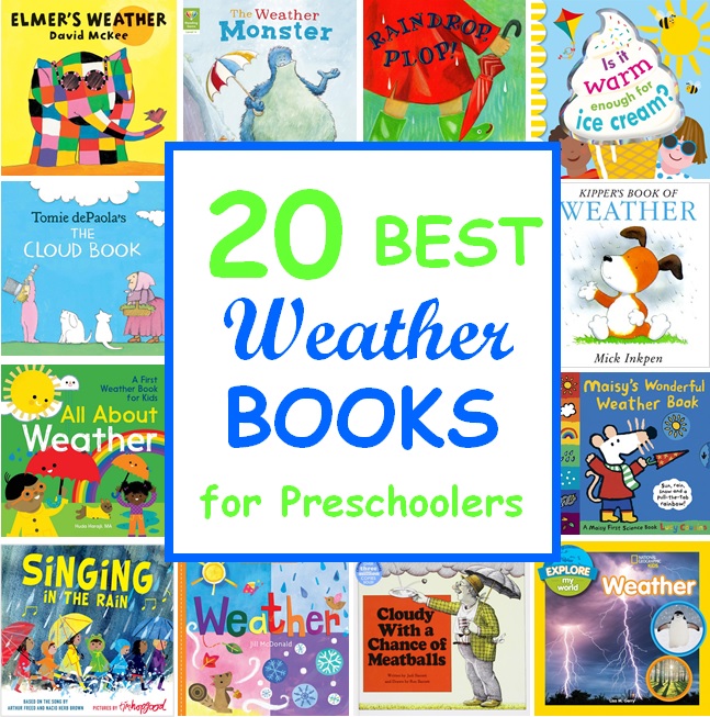20 Best Books about Weather for Preschoolers Kids and ESL Teacher, Children's Weather Books