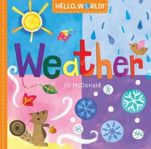 Weather a book by Jill McDonald