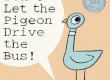 Cover of Mo Willems’ picture book Don’t Let the Pigeon Drive the Bus!, showing the pigeon